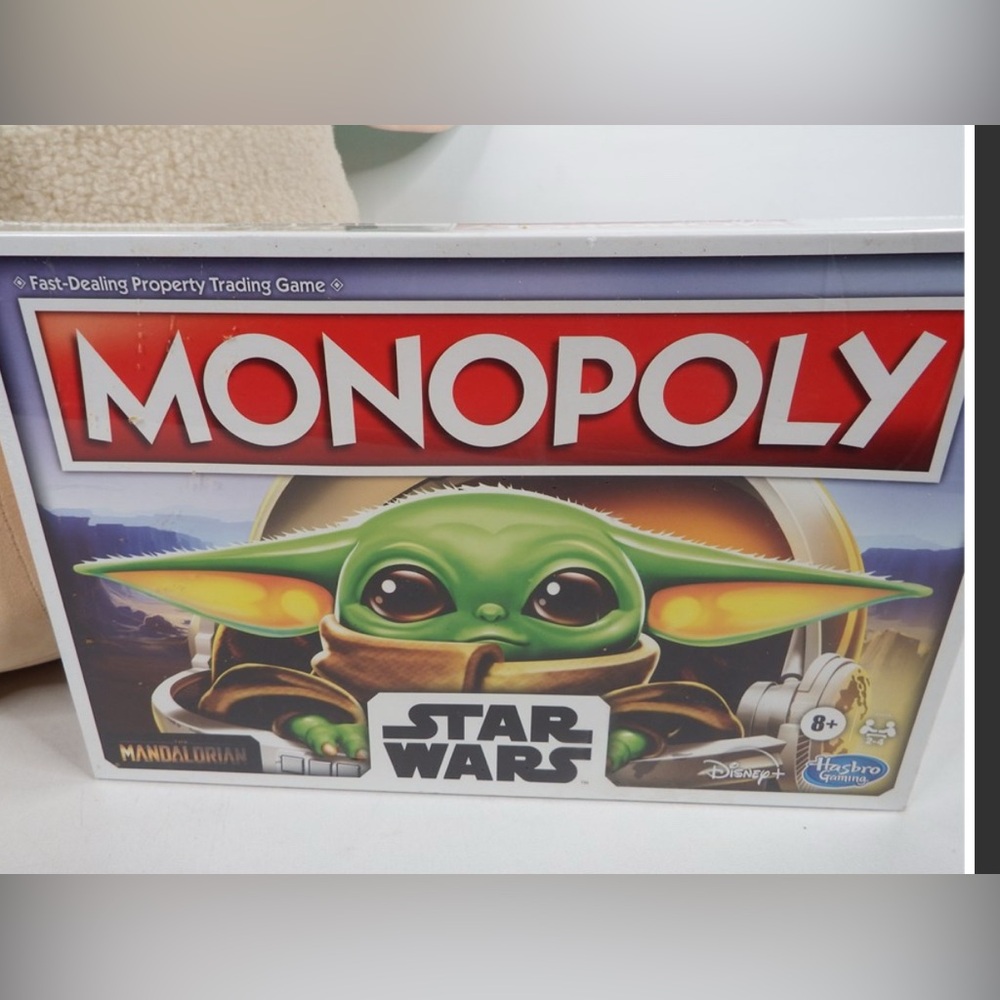 Star Wars Huge Grogu Plush with Monopoly: The Mandalorian Edition 24” X 24”